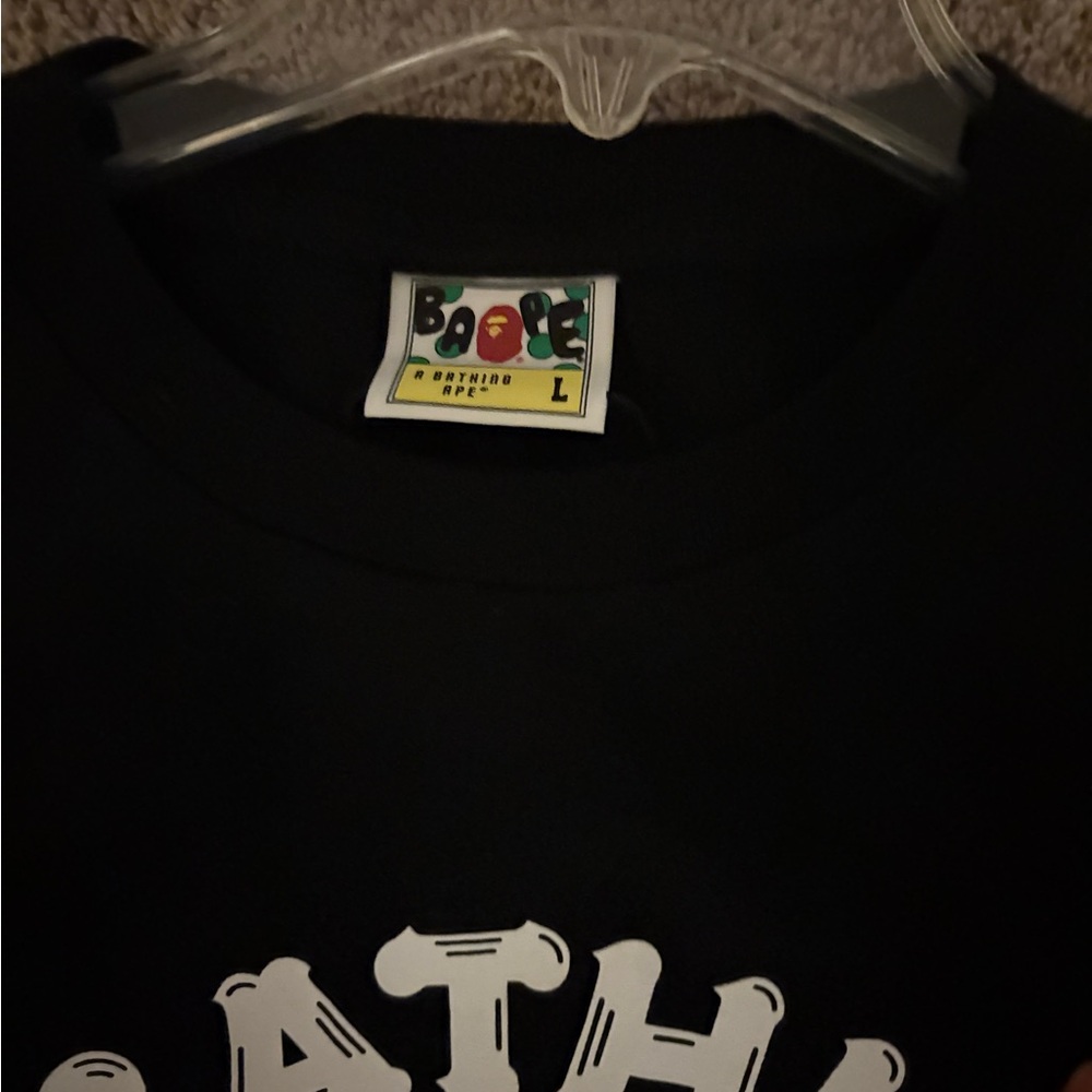 Bape Black Short Sleeve Tee - Picture 2 of 3